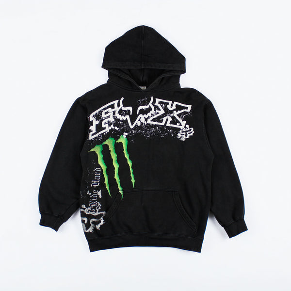 Hoodie Monster FOX Y2k 2000s Small