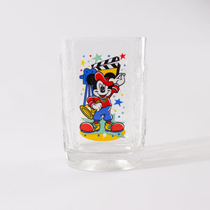 Vintage Mickey Mcdonalds Square Glass