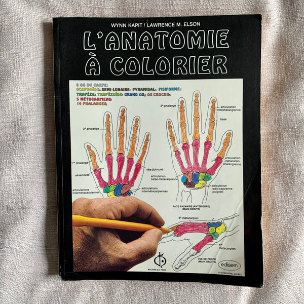 Livre - L'anatomie à colorier