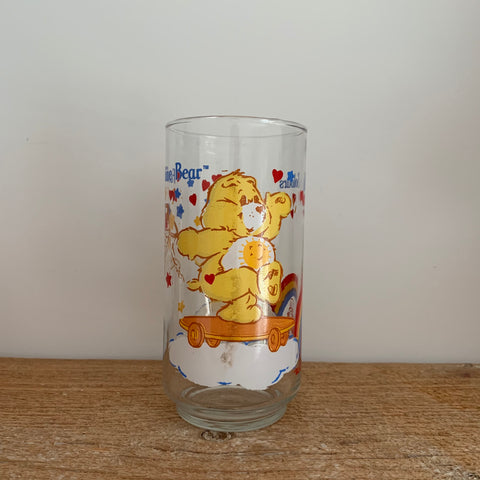 Glass Calinours Care Bear Solours Funshine Bear