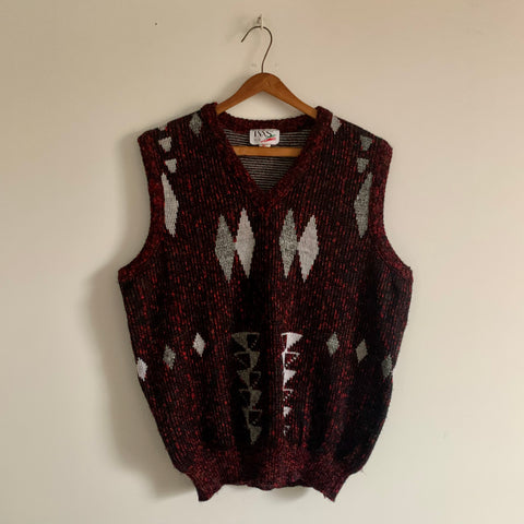 Knit Sweater Vest XL Vintage