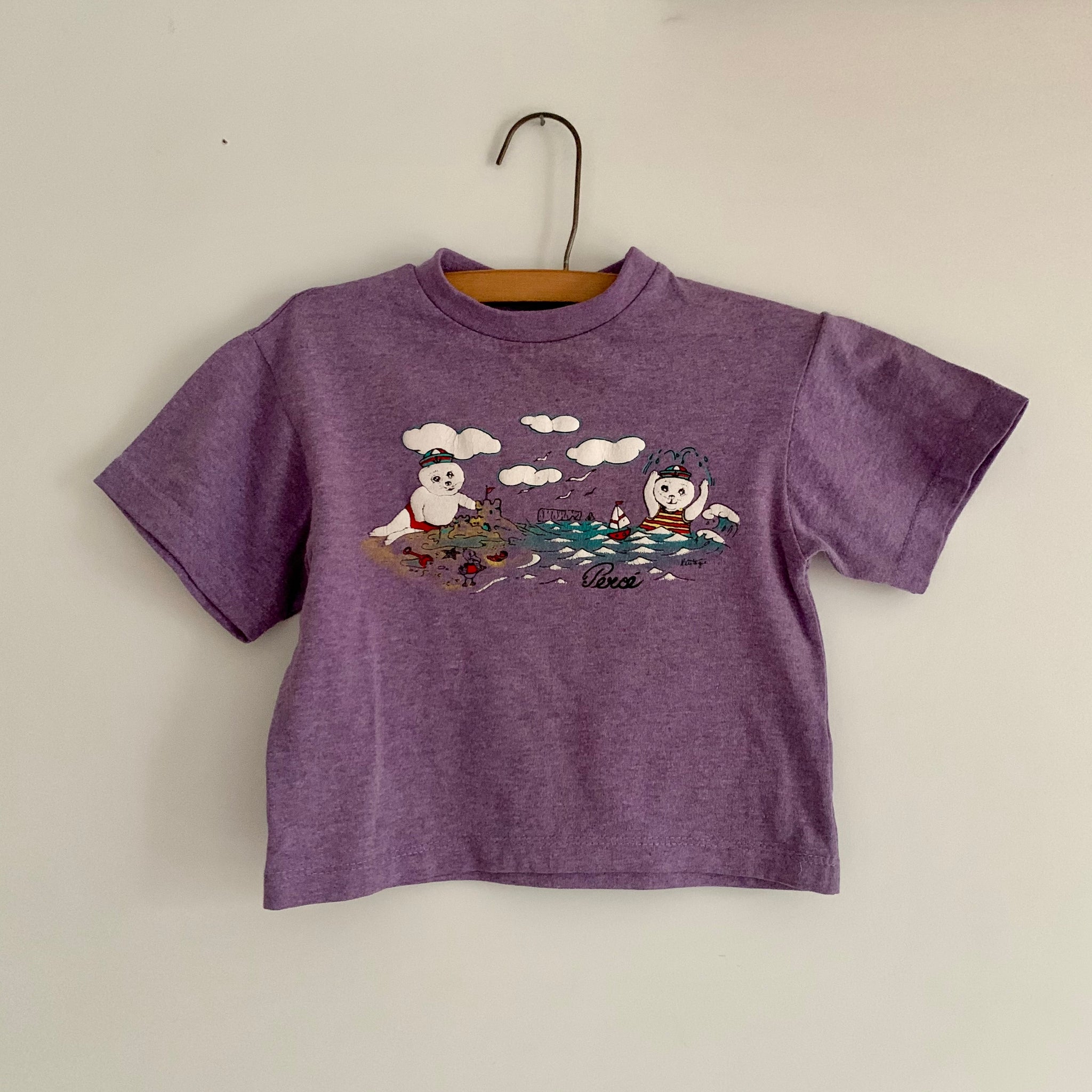 Pierced 2-year-old t-shirt