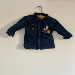 Mickey Mouse jeans jacket 6-12 months